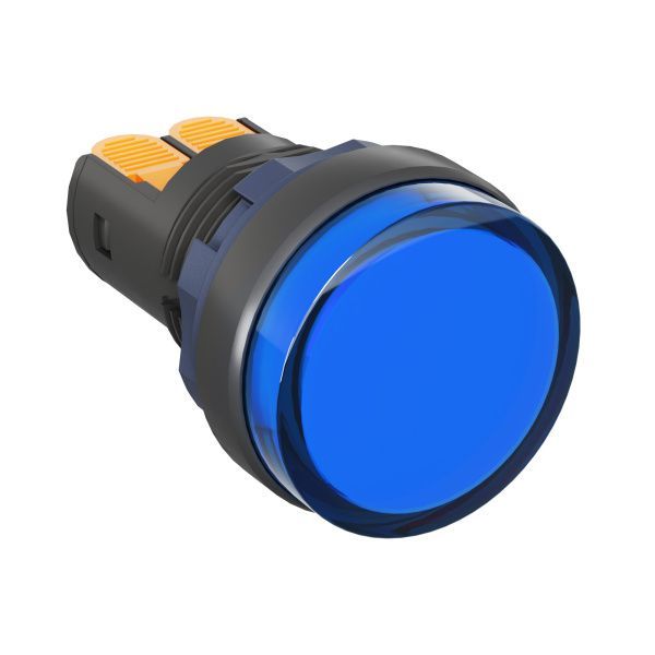 Сигнальный индикатор со встроенным диодом 220В, синий, зажим Plug-In Сигнальный индикатор со встроенным диодом 220В, синий, зажим Plug-In