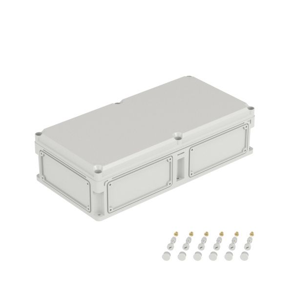 Корпус RAM box без МП 600х300х160 мм, с фланцами, непрозрачная крышка высотой 35 мм, IP66/IP67 Корпус RAM box без МП 600х300х160 мм, с фланцами, непрозрачная крышка высотой 35 мм, IP66/IP67