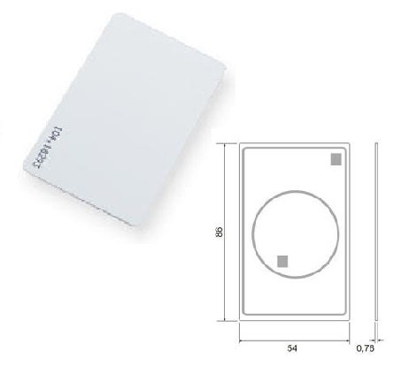 RFID Карта ISO с двумя чипами IL-06 (E&M) RFID Карта ISO с двумя чипами IL-06 (E&M)