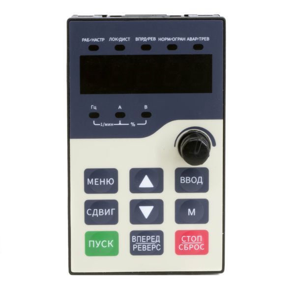 Съемная панель локального управления для преобразователя частоты с потенциометром Съемная панель локального управления для преобразователя частоты с потенциометром