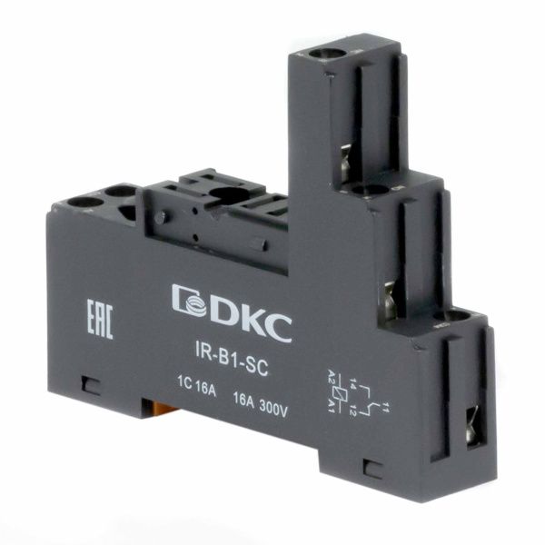 Колодка с винтовыми клеммами для реле на 1 группу контактов Колодка с винтовыми клеммами для реле на 1 группу контактов