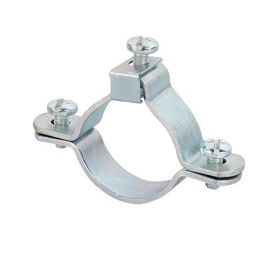 Хомут заземления для труб 63 мм (2"), оцинкованная сталь Хомут заземления для труб 63 мм (2"), оцинкованная сталь