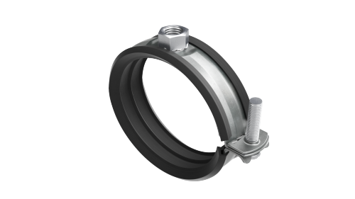 Хомут быстрой фиксации с изоляцией с гайкой М8 для труб d 2" Хомут быстрой фиксации с изоляцией с гайкой М8 для труб d 2"