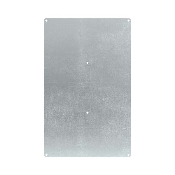 Монтажная панель для цельного навесного шкафа из фибергласа, металл, 600х400 (ВхШ) мм Монтажная панель для цельного навесного шкафа из фибергласа, металл, 600х400 (ВхШ) мм