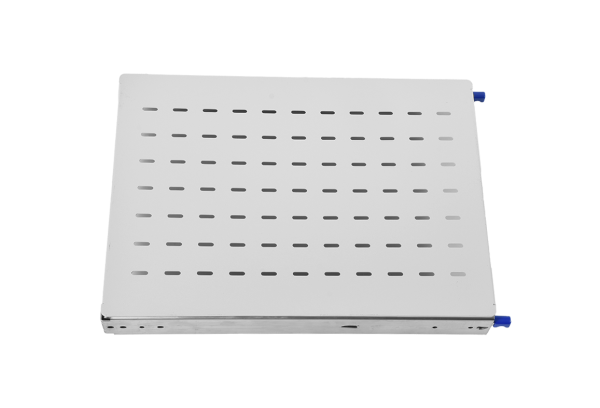 Полка усиленная с телескопическими направляющими грузоподъёмностью 150 кг, глубина 620 мм Полка усиленная с телескопическими направляющими грузоподъёмностью 150 кг, глубина 620 мм