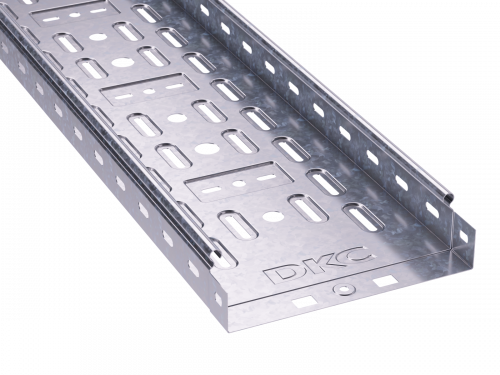Лоток перфорированный 200х50 L 3000, цинк-ламельный Лоток перфорированный 200х50 L 3000, цинк-ламельный