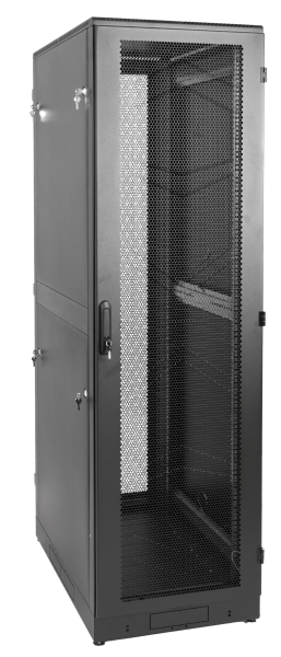 Шкаф телекоммуникационный напольный 42U (600 × 800) дверь перфорированная Шкаф телекоммуникационный напольный 42U (600 × 800) дверь перфорированная