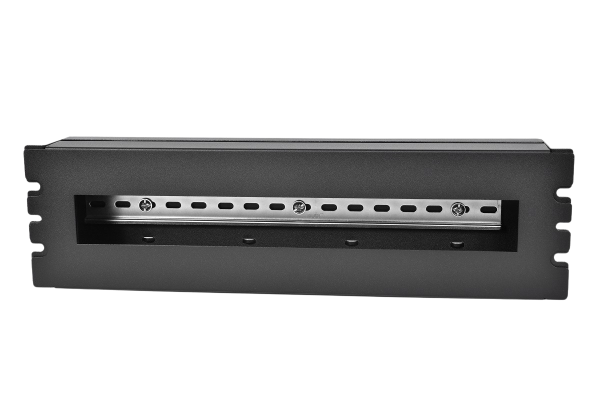 19″ панель с DIN-рейкой PS-3U, цвет черный 19″ панель с DIN-рейкой PS-3U, цвет черный