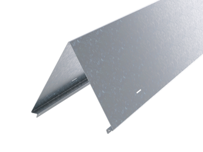 Крышка двускатная 500, L1500 гор.цинк. Крышка двускатная 500, L1500 гор.цинк.