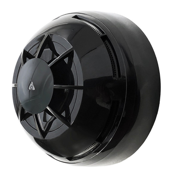 Аврора-ДС-ПРО (чёрный RAL 9005) Извещатель пожарный радиоканальный дымовой с функцией звукового оповещения Аврора-ДС-ПРО (чёрный RAL 9005) Извещатель пожарный радиоканальный дымовой с функцией звукового оповещения