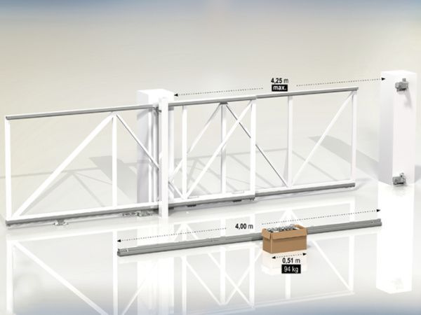 Комплект для телескопических откатных ворот FOLLOW ME S 4,25 Комплект для телескопических откатных ворот FOLLOW ME S 4,25