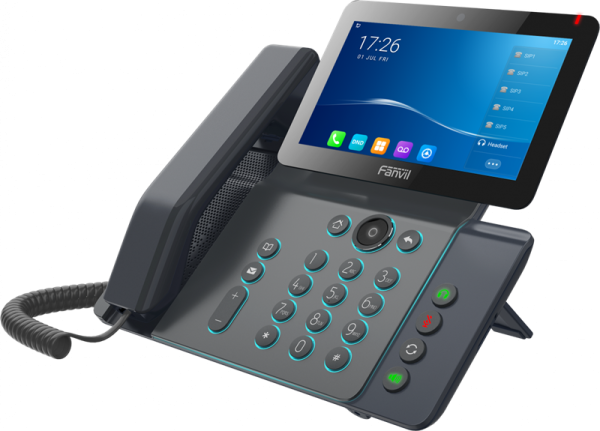 Fanvil V67, 20 SIP-акк., 7", 1024x600 Цвет. экран, POE, БП в комп., 2x1 Gbps, Wi-Fi, BT 4.2 Fanvil V67, 20 SIP-акк., 7", 1024x600 Цвет. экран, POE, БП в комп., 2x1 Gbps, Wi-Fi, BT 4.2