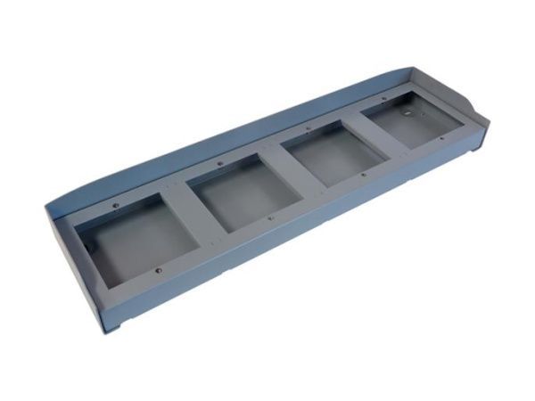 Коробка с козырьком для настенного монтажа горизонтальных четырехмодульных вызывных панелей MTMSP1M4 Коробка с козырьком для настенного монтажа горизонтальных четырехмодульных вызывных панелей MTMSP1M4