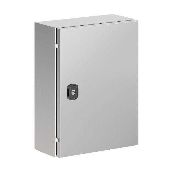 Корпус навесной STH с М/П из нержавеющей cтали AISI304 ВxШxГ 400x300x150 мм, с фланцем, IP66 Корпус навесной STH с М/П из нержавеющей cтали AISI304 ВxШxГ 400x300x150 мм, с фланцем, IP66