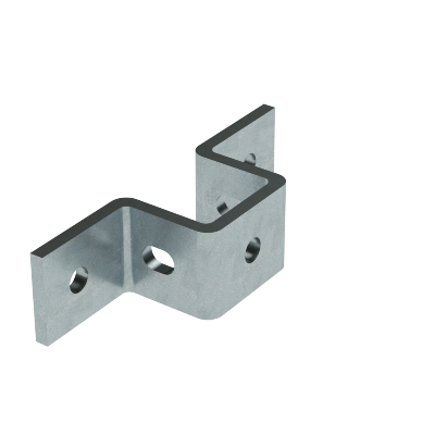 Крепление стеновое для С-образного профиля 41х41, горячеоцинкованное Крепление стеновое для С-образного профиля 41х41, горячеоцинкованное