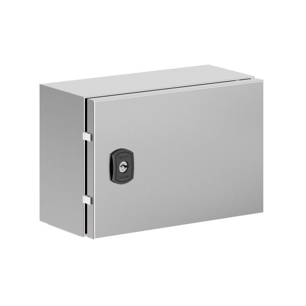 Корпус навесной STH с М/П из нержавеющей cтали AISI304 ВxШxГ 200x300x150 мм, с фланцем, IP66 Корпус навесной STH с М/П из нержавеющей cтали AISI304 ВxШxГ 200x300x150 мм, с фланцем, IP66