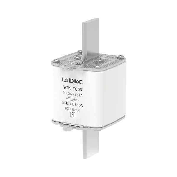 Предохранитель YON ножевого типа FG3 500А 400V характеристика aR Предохранитель YON ножевого типа FG3 500А 400V характеристика aR