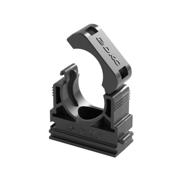 Держатель с крышкой DN 17 мм, полиамид, цвет чёрный Держатель с крышкой DN 17 мм, полиамид, цвет чёрный