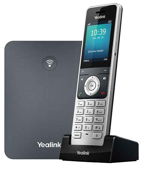 YEALINK DECT-трубка Yealink W76P DECT (база W70B+трубка W56H) до 10 SIP-аккаунтов, до 10 трубок на базу, до 20 одноврем. Вызовов YEALINK DECT-трубка Yealink W76P DECT (база W70B+трубка W56H) до 10 SIP-аккаунтов, до 10 трубок на базу, до 20 одноврем. Вызовов