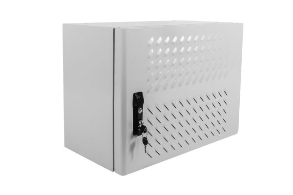 Шкаф всепогодный настенный 6U (Ш600 × Г500), комплектация Т1 с контроллером MC1 и датчиками Шкаф всепогодный настенный 6U (Ш600 × Г500), комплектация Т1 с контроллером MC1 и датчиками