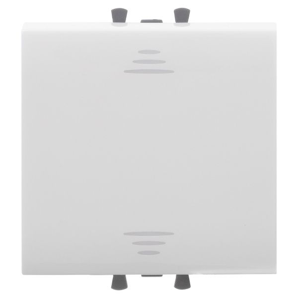 Инвертор одноклавишный модульный, Avanti, белое облако, 2 модуля Инвертор одноклавишный модульный, Avanti, белое облако, 2 модуля