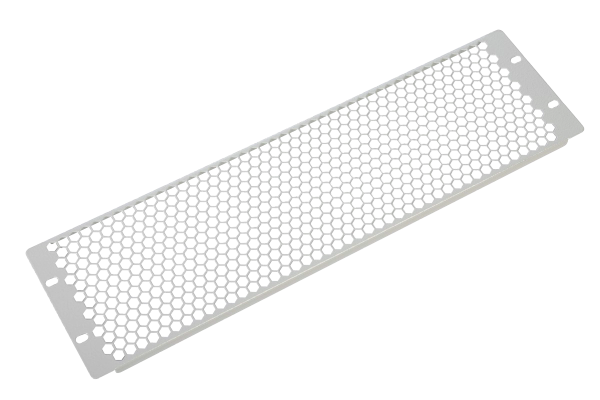 Фальшпанель в шкаф 19" 3U перфорированная Фальшпанель в шкаф 19" 3U перфорированная
