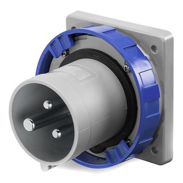 Вилка панельная PSP IP67 63А 2P+E 230В Вилка панельная PSP IP67 63А 2P+E 230В