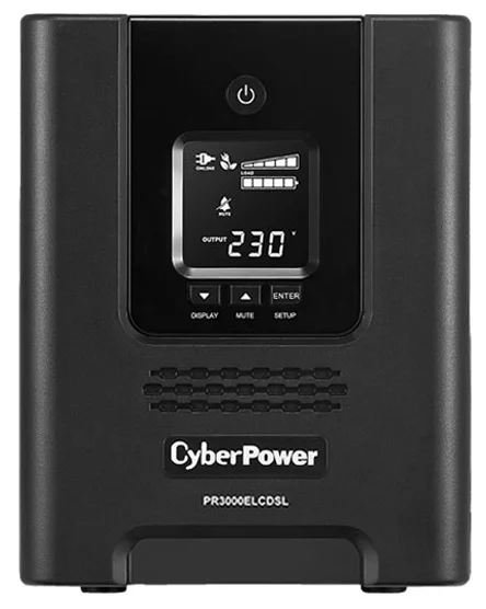 CyberPower PR3000ELCDSL Line-Interactive 3000VA/2700W USB/RS-232/EPO/SNMPslot (8 IEC С13, 1 IEC C19) CyberPower PR3000ELCDSL Line-Interactive 3000VA/2700W USB/RS-232/EPO/SNMPslot (8 IEC С13, 1 IEC C19)