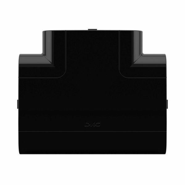 Тройник 90х50 мм, черный Тройник 90х50 мм, черный