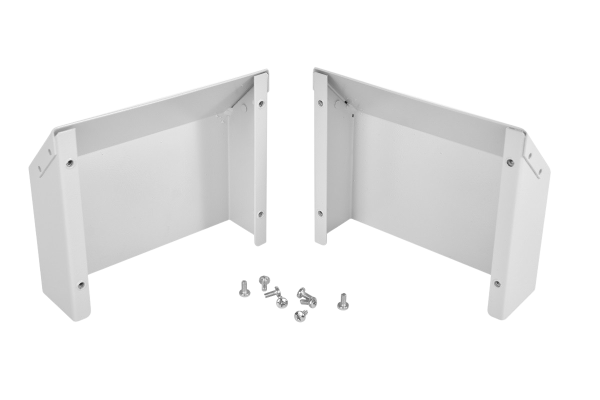 Оцинкованные козырьки защитные для вент. фильтра D125 в шкафы ШТВ-НЭ компл. Т1 глубиной 250, 300 мм Оцинкованные козырьки защитные для вент. фильтра D125 в шкафы ШТВ-НЭ компл. Т1 глубиной 250, 300 мм