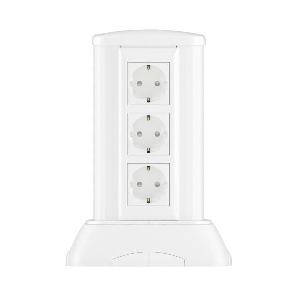 Миниколонна алюминиевая, 0.25м, цвет белый Миниколонна алюминиевая, 0.25м, цвет белый