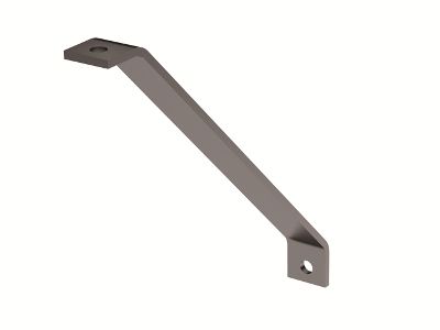 Укосина для консолей и подвесов, 200 мм, горячеоцинкованная Укосина для консолей и подвесов, 200 мм, горячеоцинкованная