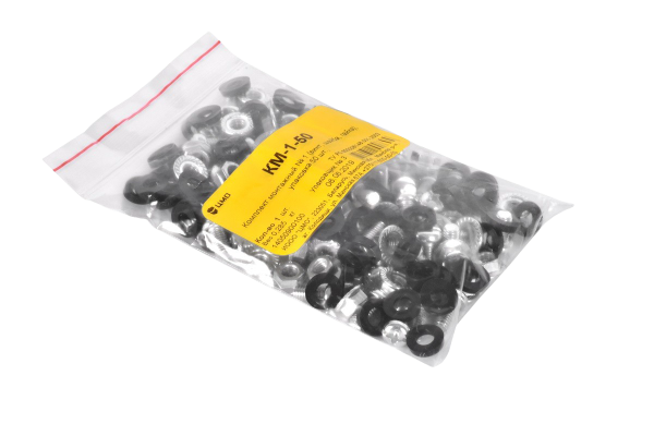 Комплект монтажный № 1 (винт, шайба, гайка),  упаковка 50 шт. Комплект монтажный № 1 (винт, шайба, гайка),  упаковка 50 шт.