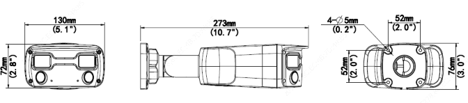 Цилиндрическая IP видеокамера Uniview IPC2K24SE-ADF40KMC-WL-I0. Изображение 1 Цилиндрическая IP видеокамера Uniview IPC2K24SE-ADF40KMC-WL-I0. Изображение 1