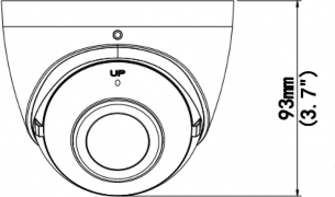 Купольная IP видеокамера Uniview IPC3605SB-ADF16KM-I0. Изображение 1 Купольная IP видеокамера Uniview IPC3605SB-ADF16KM-I0. Изображение 1