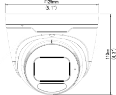 Купольная IP видеокамера Uniview IPC3638SB-ADZK-I0. Изображение 1 Купольная IP видеокамера Uniview IPC3638SB-ADZK-I0. Изображение 1