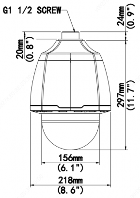 Скоростная IP PTZ видеокамера Uniview IPC6634S-X33-VF. Изображение 1 Скоростная IP PTZ видеокамера Uniview IPC6634S-X33-VF. Изображение 1