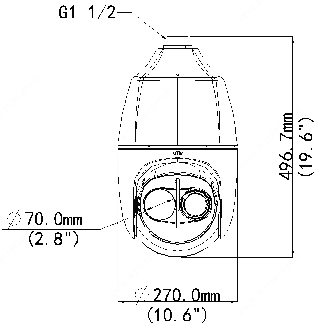 Сетевая гибридная PTZ видеокамера Uniview TIC6831ER-F50-4X38P. Изображение 1 Сетевая гибридная PTZ видеокамера Uniview TIC6831ER-F50-4X38P. Изображение 1