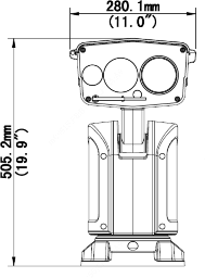 PTZ видеокамера Uniview TIC7632EL-F75-2X55G. Изображение 1 PTZ видеокамера Uniview TIC7632EL-F75-2X55G. Изображение 1