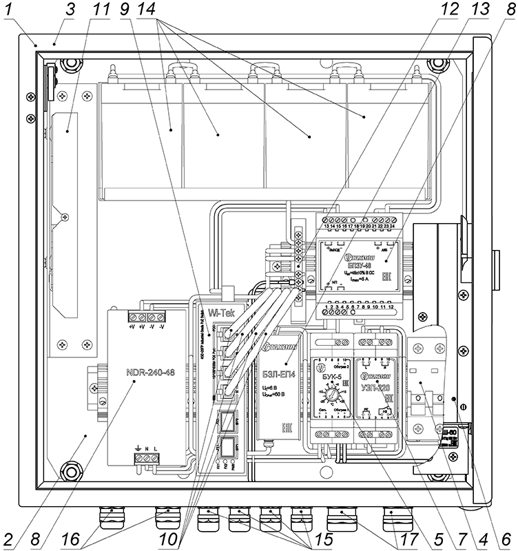 Всепогодный узел коммутации ВУК-34-PoE+ Р2 У11 У71. Изображение  1 Всепогодный узел коммутации ВУК-34-PoE+ Р2 У11 У71. Изображение  1