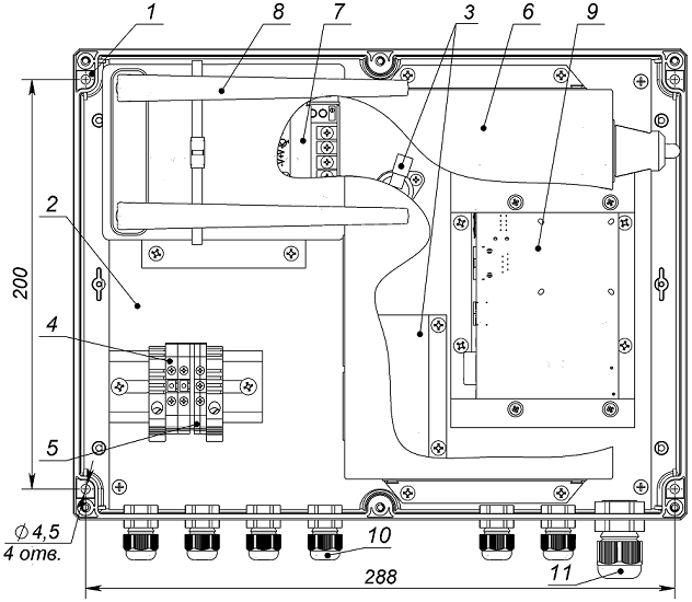 Узел системы видеонаблюдения и регистрации УСВР-4PoE/Wi-Fi. Изображение 1 Узел системы видеонаблюдения и регистрации УСВР-4PoE/Wi-Fi. Изображение 1