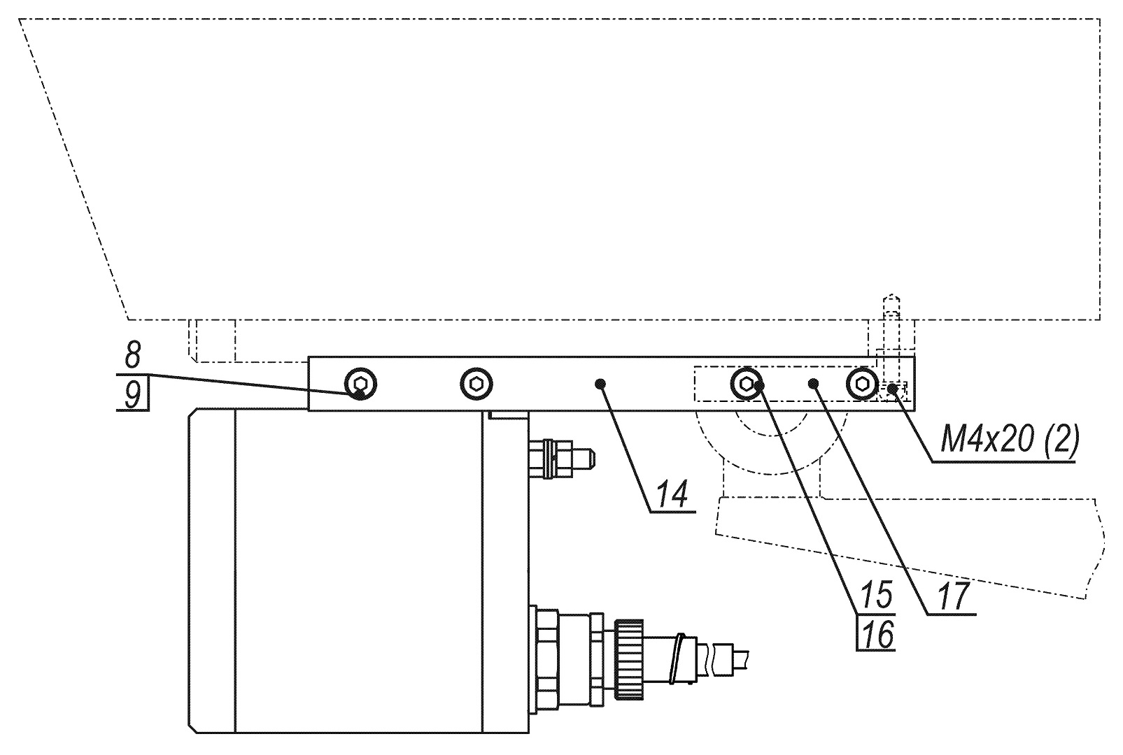 Прожектор белого света взрывозащищенныйПБС-50/20 А Ex. Изображение 1 Установка прожектора на видеокамеры ТГБ-4М Ex и ТГБ-4М Ex IIC