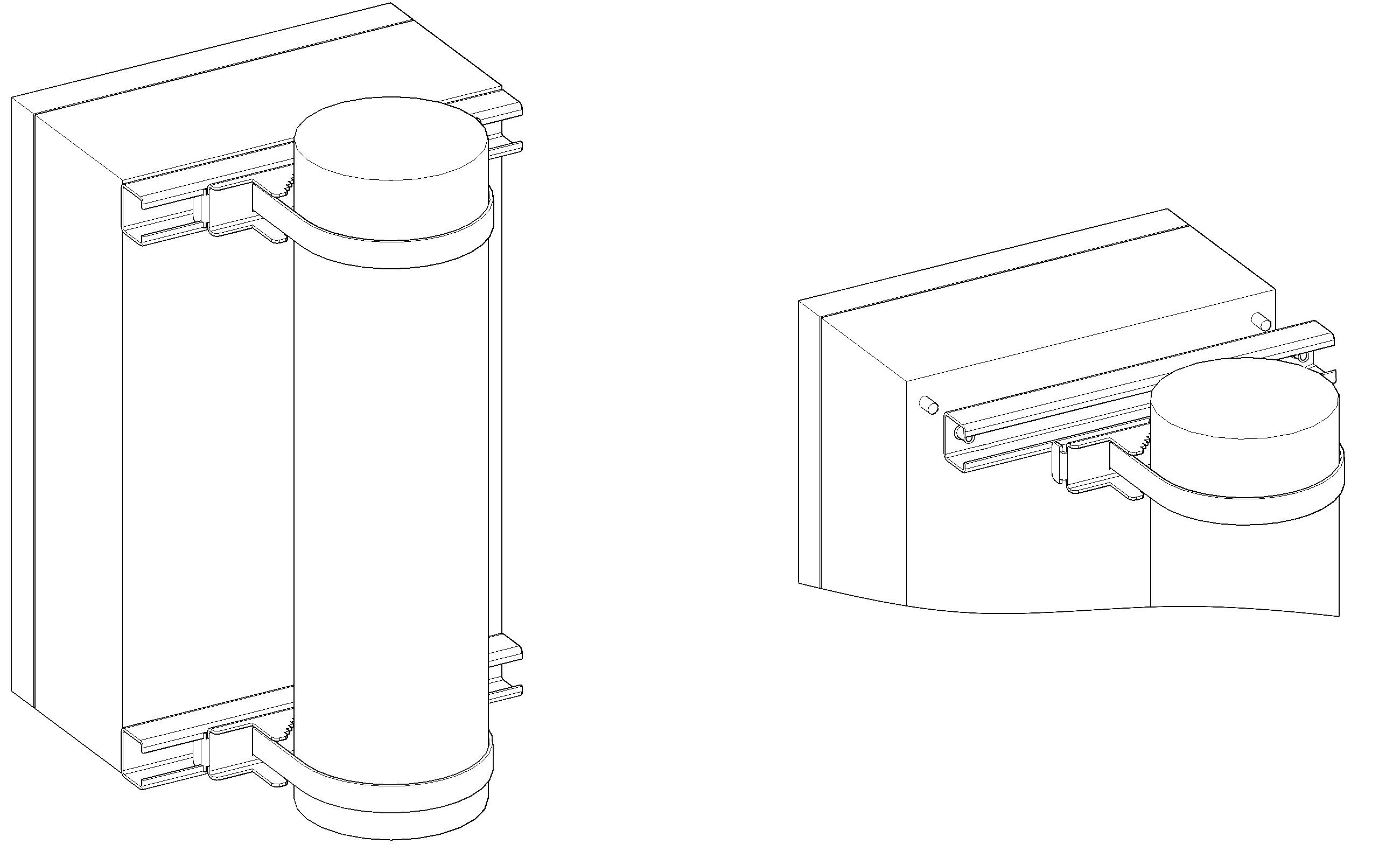 Комплект крепления на столб (ККС-2). Изображение 1 Комплект крепления на столб (ККС-2). Изображение 1