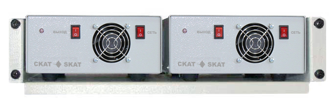 Источник бесперебойного питания SKAT-RLPS.48DC-3,0 (СКАТ ИРП-48/3). Изображение 1 Пример монтажа SKAT-RLPS.48DC-3,0