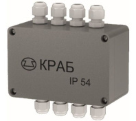 Коробка распределительная "КРАБ"- IP54 (полный комплект кабельных вводов) Коробка распределительная "КРАБ"- IP54 (полный комплект кабельных вводов)